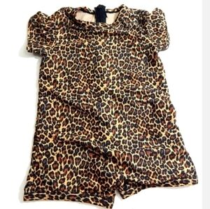 Kortni Jeane Shorties Rash Guard Leopard